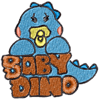 Dino embroidery designs