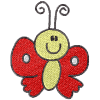 Little Butterfly embroidery designs