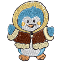 Penguin embroidery designs