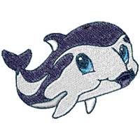 Dolphin embroidery designs
