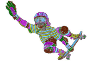skate embroidery designs