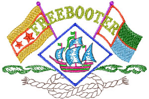 boat embroidery designs