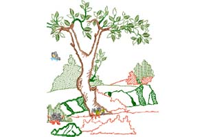 nature embroidery designs