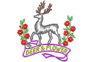 deer embroidery designs
