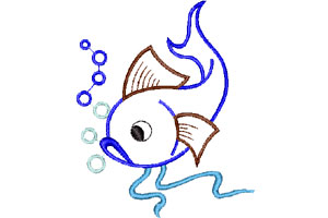 fish embroidery designs