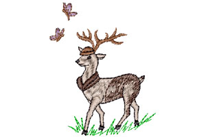 deer embroidery designs