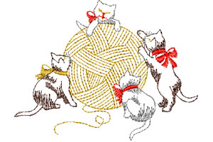 kitty embroidery designs