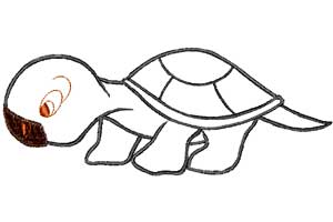 tortoise embroidery designs