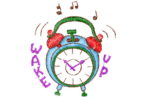 clock embroidery designs