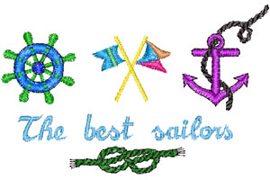 sea embroidery designs