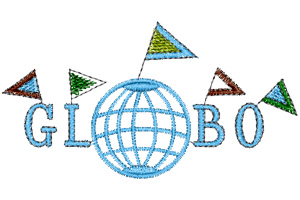 globe embroidery designs