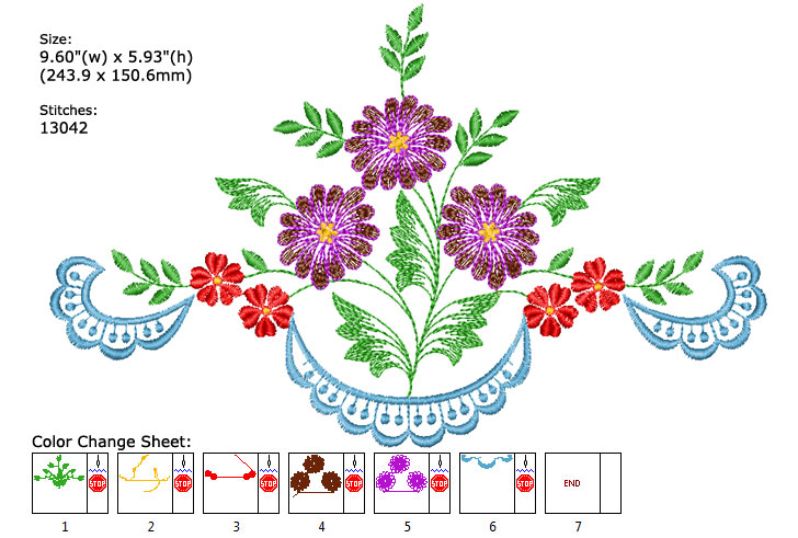 flower embroidery designs