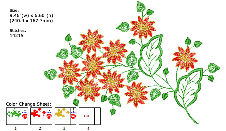 flower embroidery designs