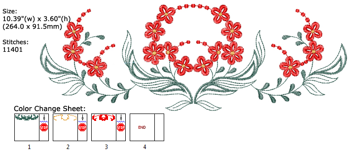 flower embroidery designs
