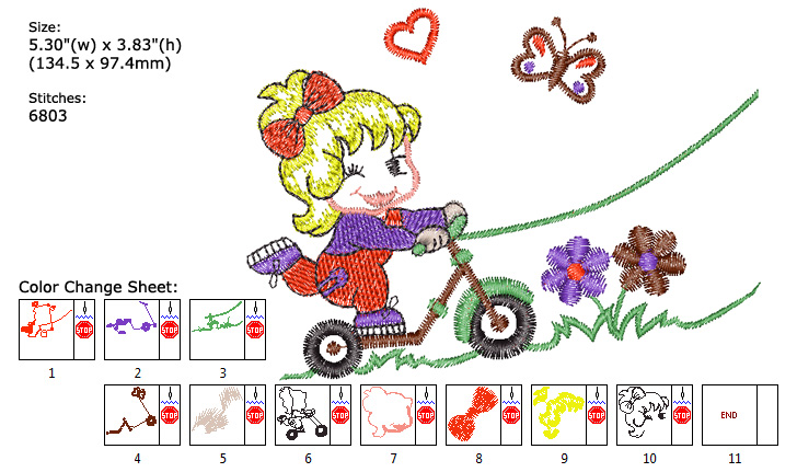 child embroidery designs