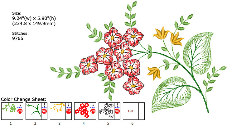 flower embroidery designs