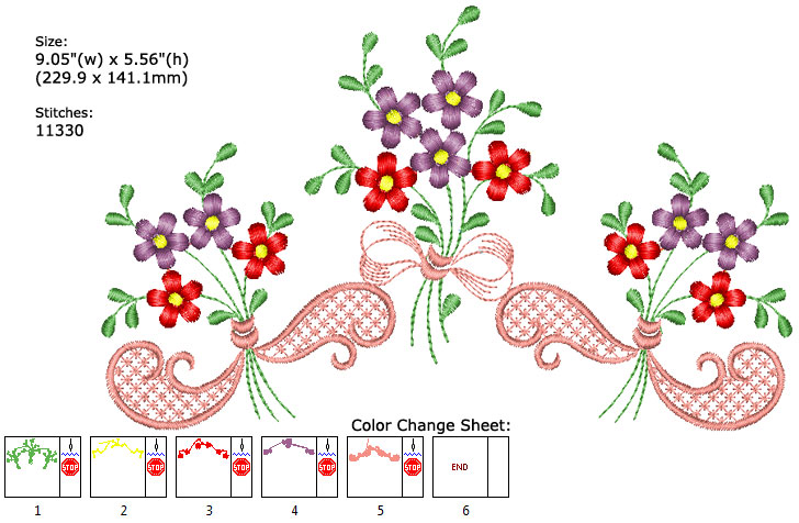 flower embroidery designs