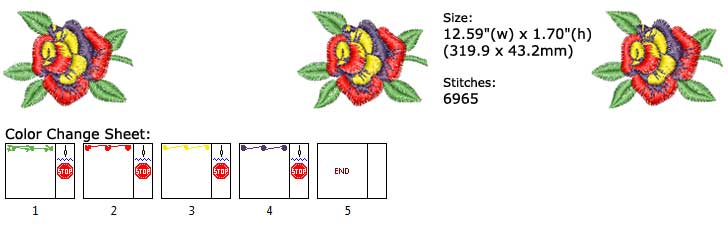 rose embroidery designs