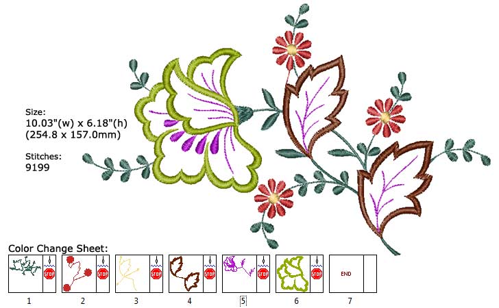 flower embroidery designs