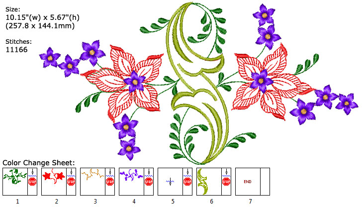 flower embroidery designs