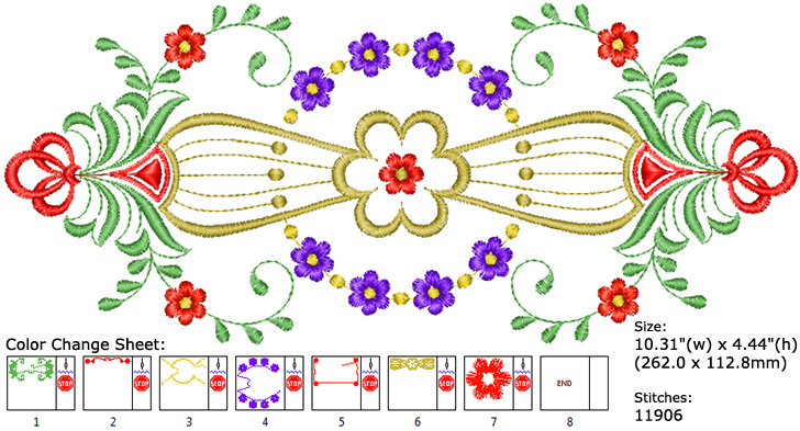 flower embroidery designs