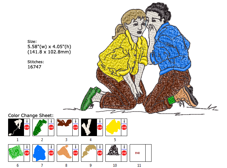 Childs embroidery designs