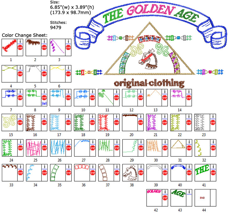 Logo embroidery designs