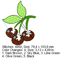 vegetable embroidery designs