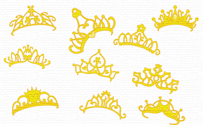Crowns embroidery designs