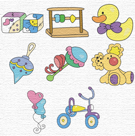 Toys embroidery designs