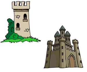 castle embroidery designs
