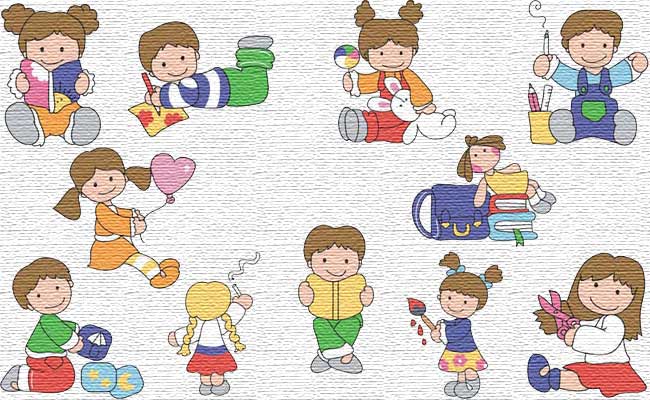 Back To School embroidery designs
