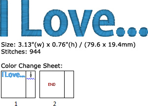 I love embroidery design
