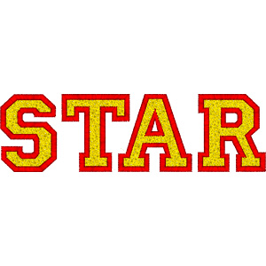 Star embroidery design