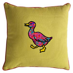 Duck Applique custom embroidery design