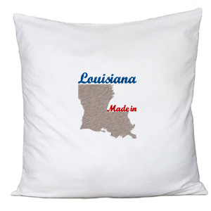 Louisiana custom embroidery design