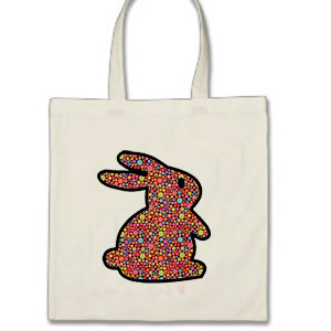 Rabbit Applique custom embroidery design