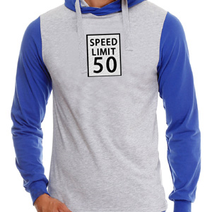 Speed limit custom embroidery design