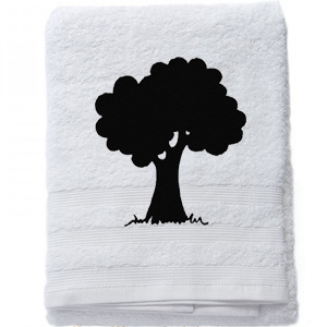 Tree custom embroidery design