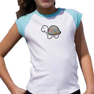 Turtle custom embroidery design