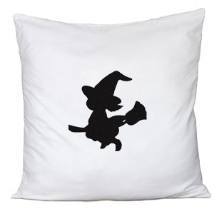 Witch custom embroidery design
