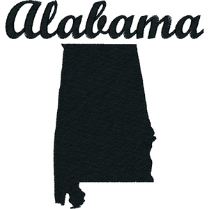 Alabama embroidery design