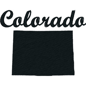Colorado embroidery design