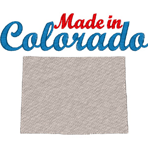 Colorado embroidery design