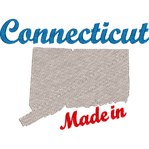Connecticut embroidery design