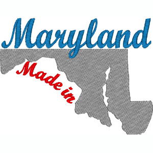 Maryland embroidery design