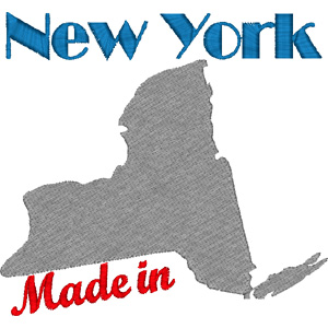 New York embroidery design
