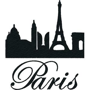 Paris embroidery design