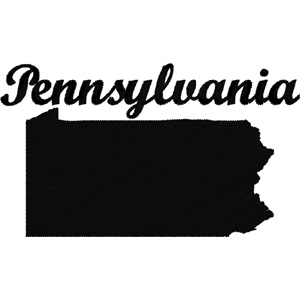 Pennsylvania embroidery design