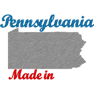 Pennsylvania embroidery design